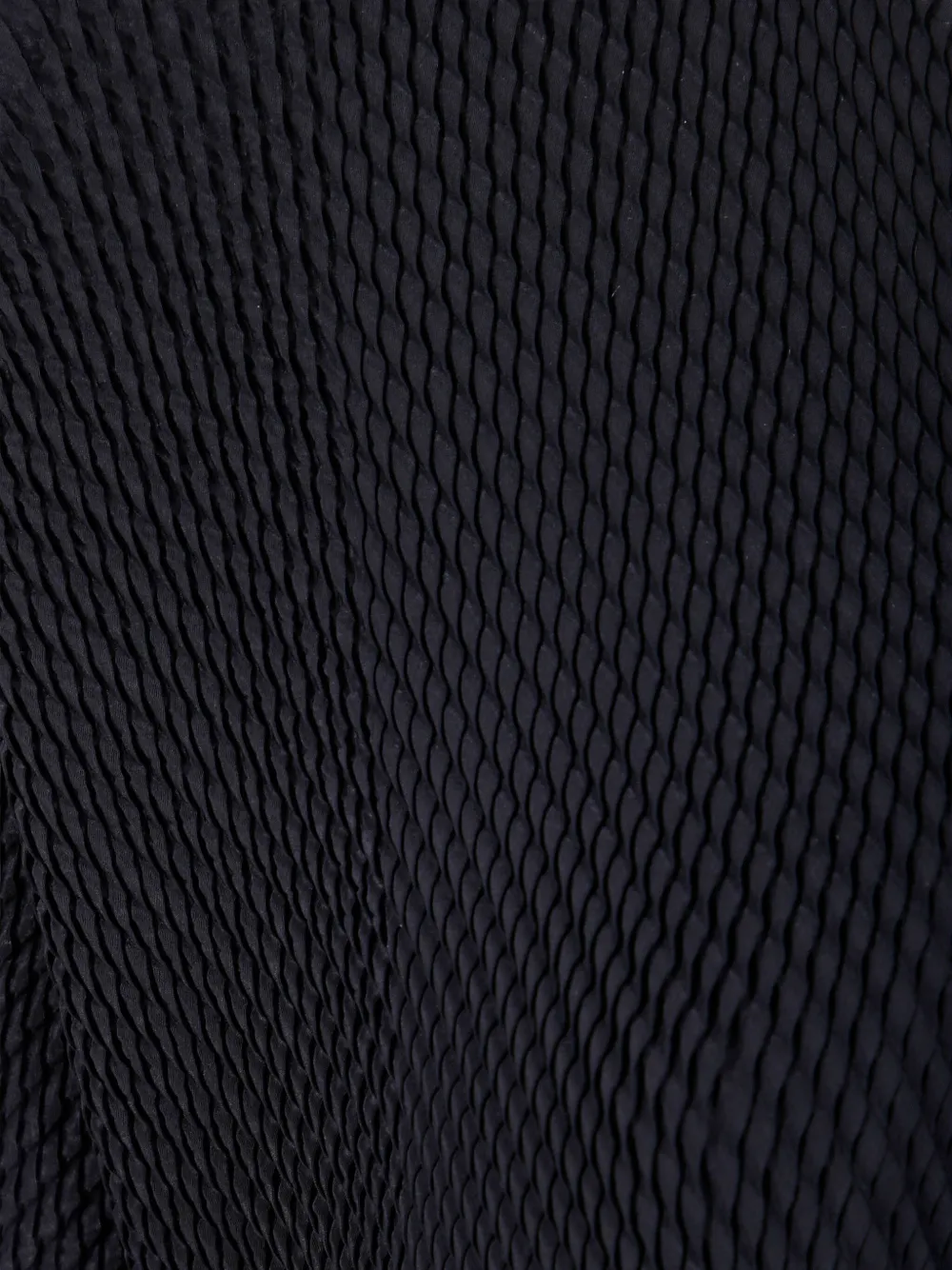 Issey Miyake Pleated Open-front Cardigan In Black