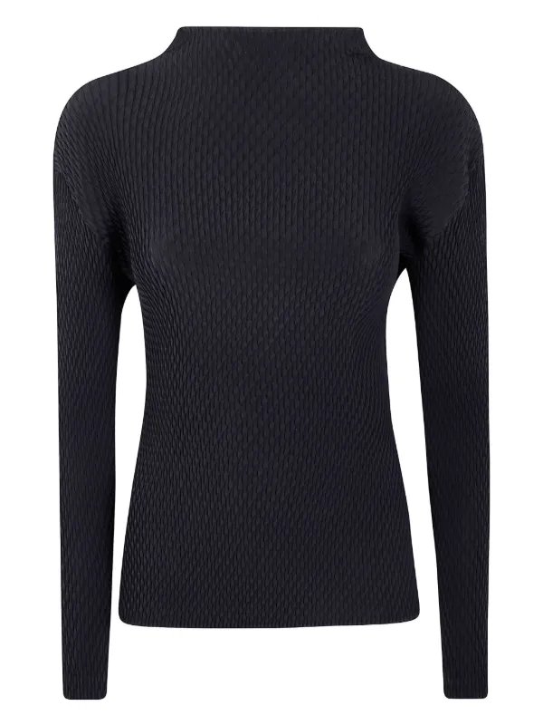 Issey Miyake long-sleeve Top | Black | FARFETCH