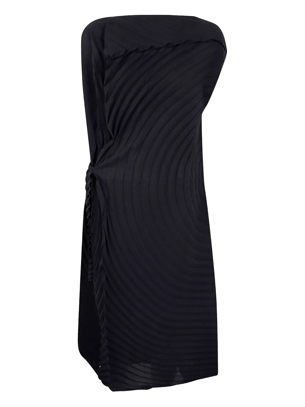 Issey Miyake Paper Bag Pleats midi dress | Black | Image 1