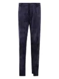 Emporio Armani striped corduroy trousers - Purple