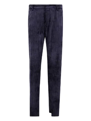 Homme Plissé Issey Miyake Calça Kersey Pleats | Azul | FARFETCH BR