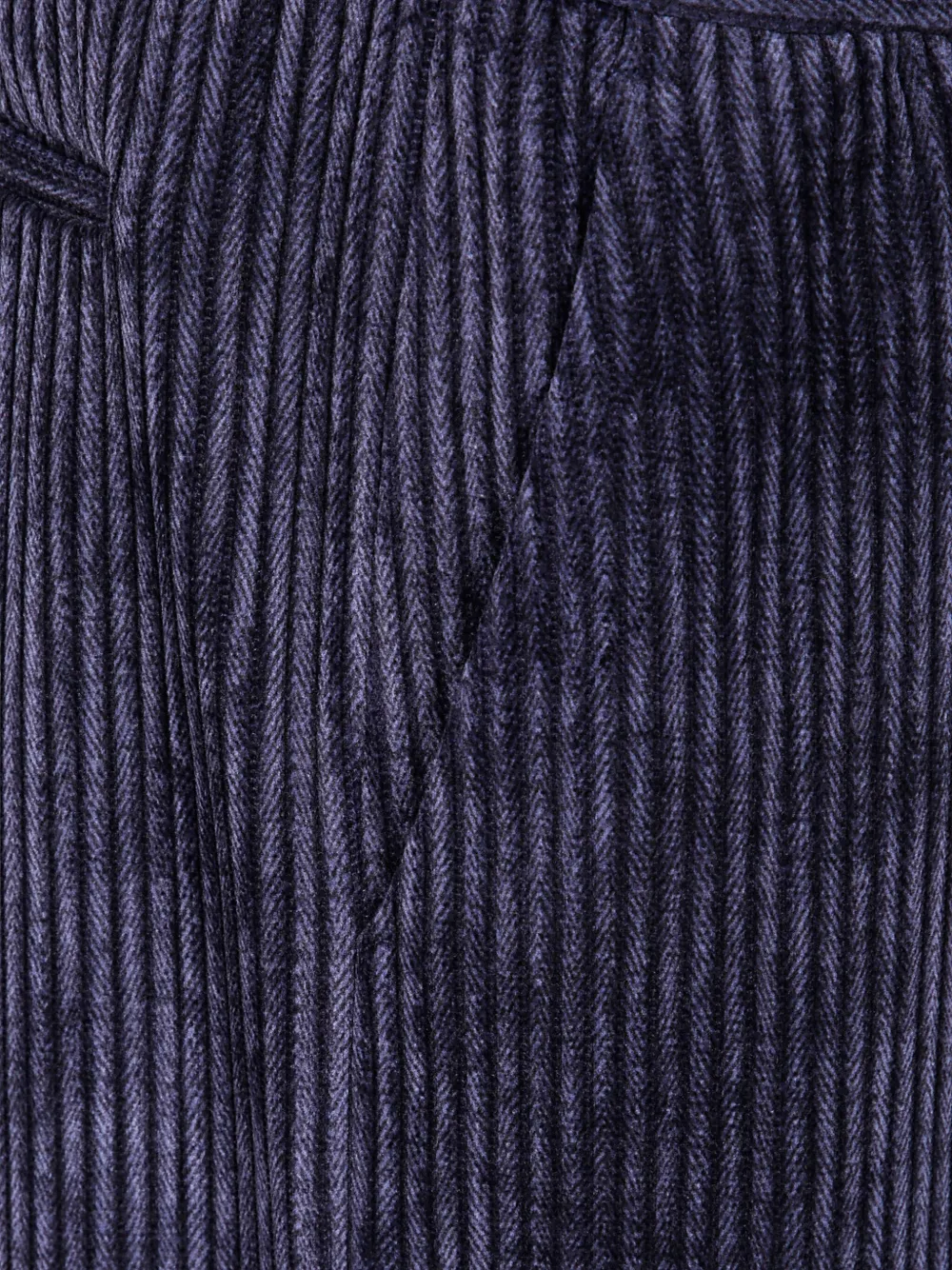 Emporio Armani Chino Trousers With Side And Back Pockets In Purple