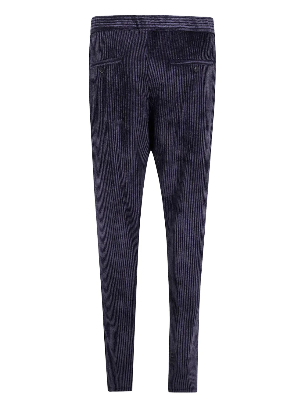 Emporio Armani striped corduroy trousers - Paars