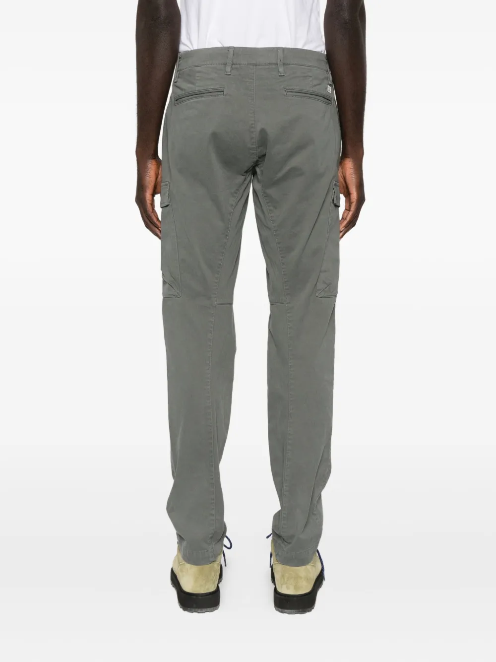 C.p. Company Pocket Cargo Pants In Gray