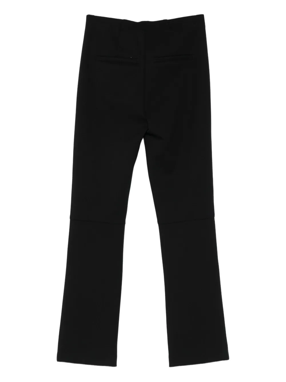Seductive Flared Trousers In Black