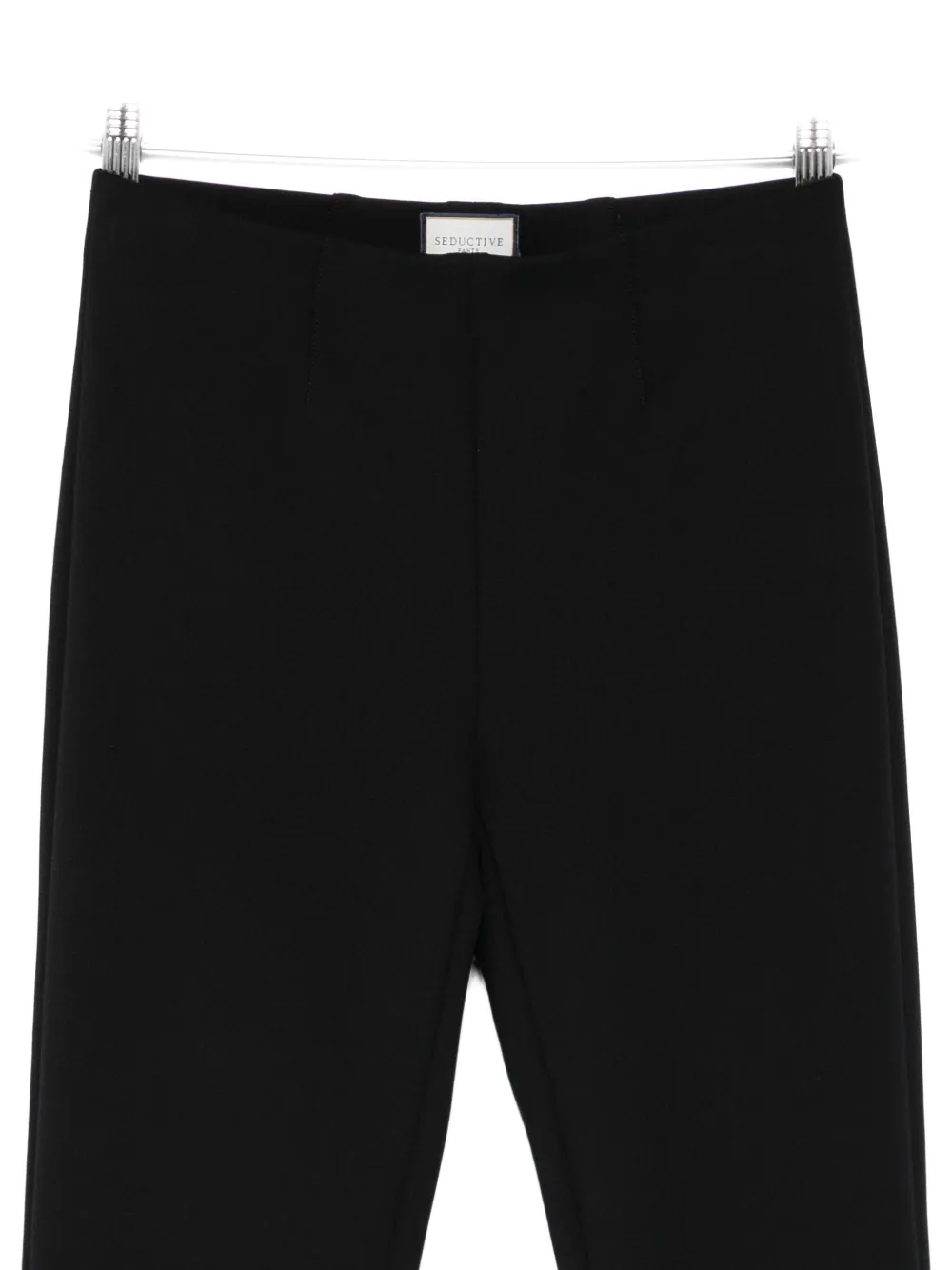 Seductive Flared Trousers In Black
