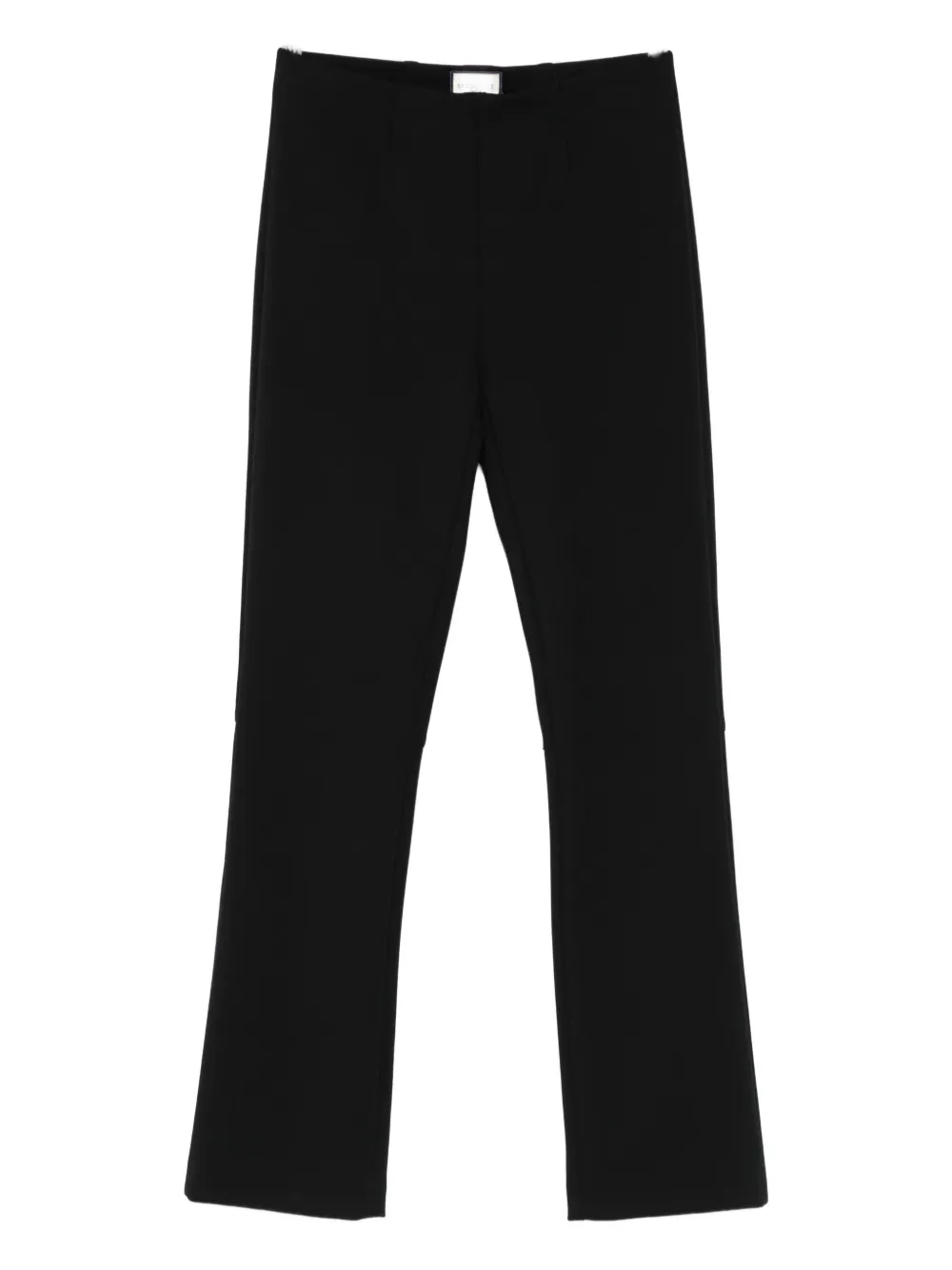Seductive Flared Trousers In Black