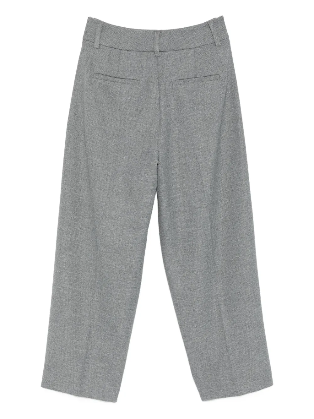 Seductive Pleated Trousers In Gray