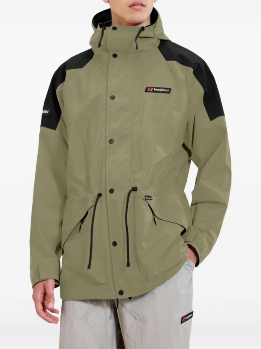 berghaus Meru Mountain hooded Gore-Tex coat | Green | Image 1