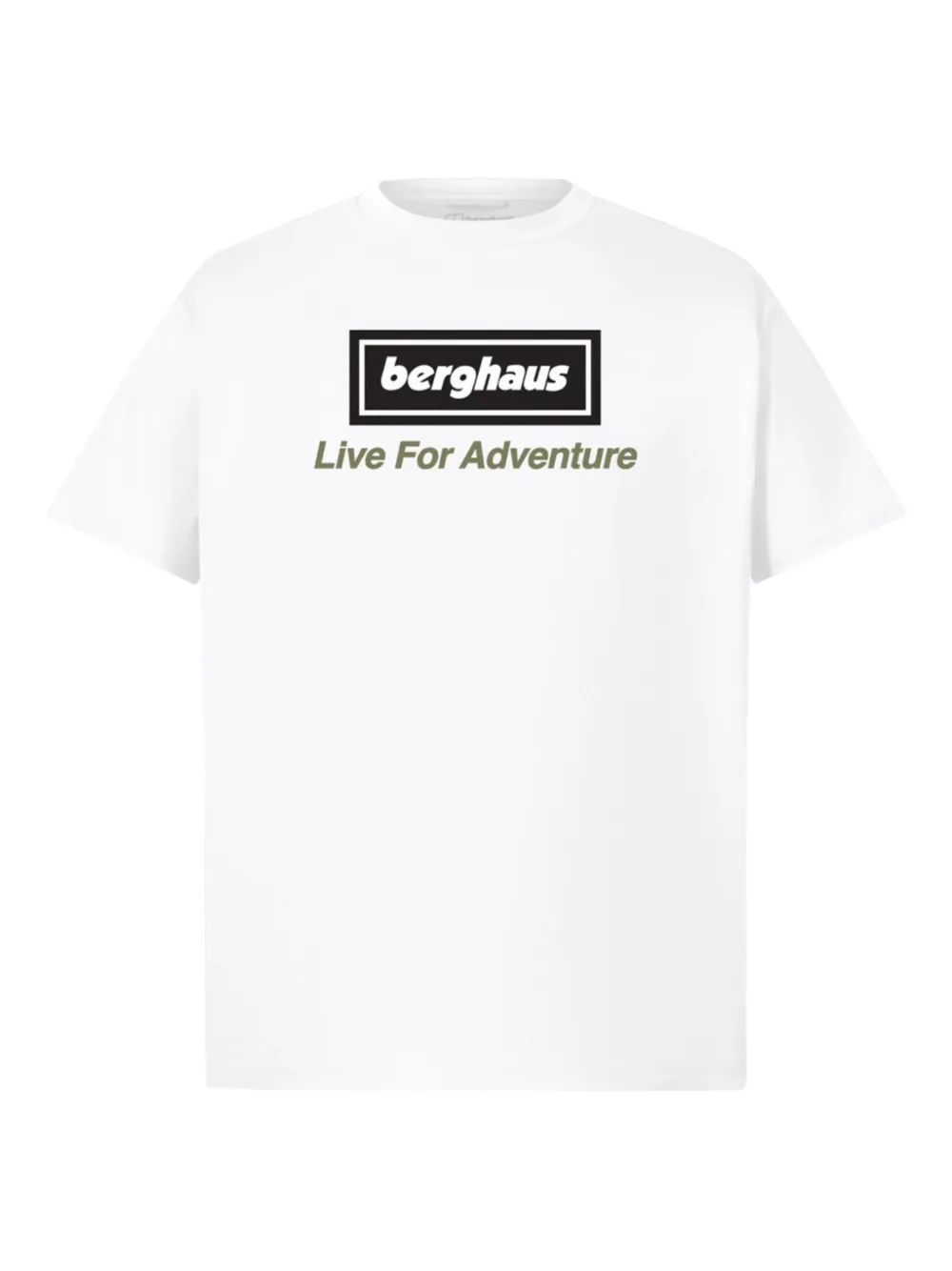 berghaus Live For Adventure tour T-shirt | White | Image 1