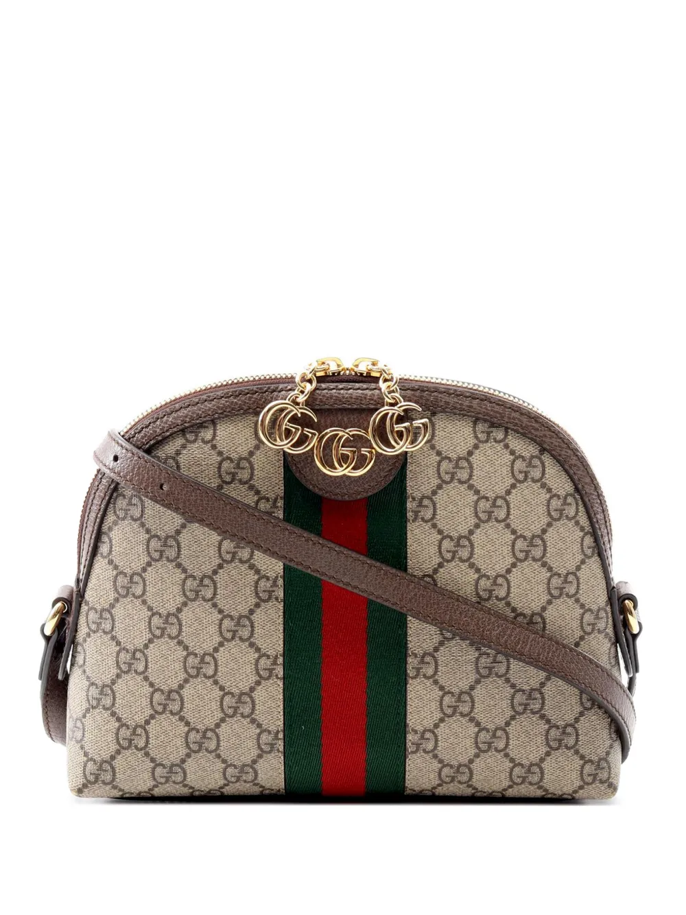 Gucci Pre-Owned 2016-2025 Small GG Supreme Ophidia Dome crossbody bag Gucci Pre-Owned 2016-2025 Small GG Supreme Ophidia Dome crossbody bag