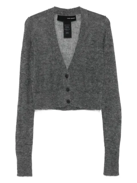 Isabel Benenato V-neck cropped cardigan
