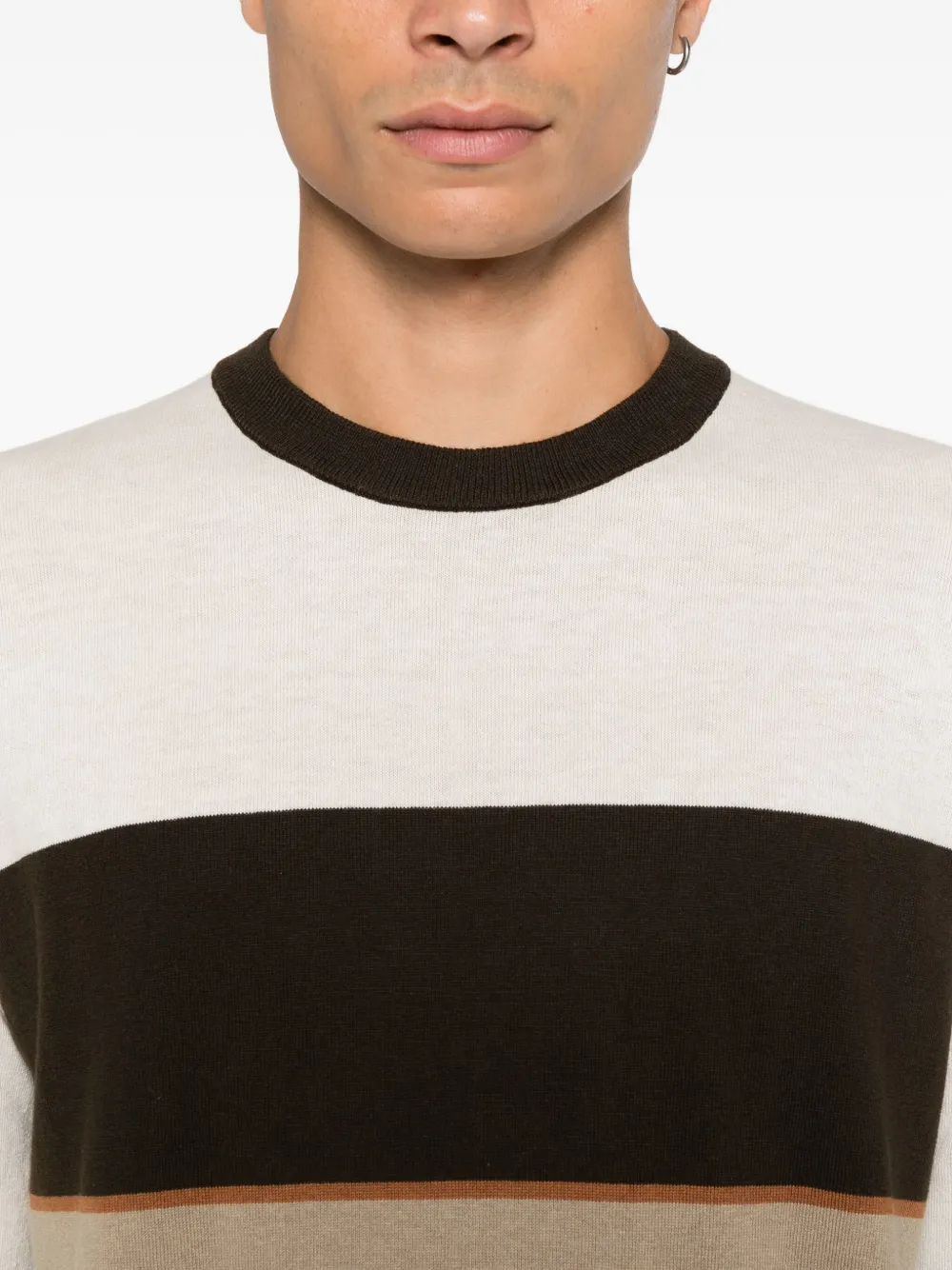 Liu •jo Crew-neck Sweater In Yellow