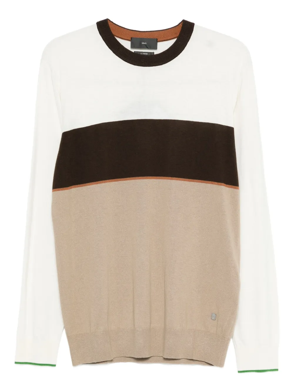 LIU JO crew-neck sweater | Brown | Image 1