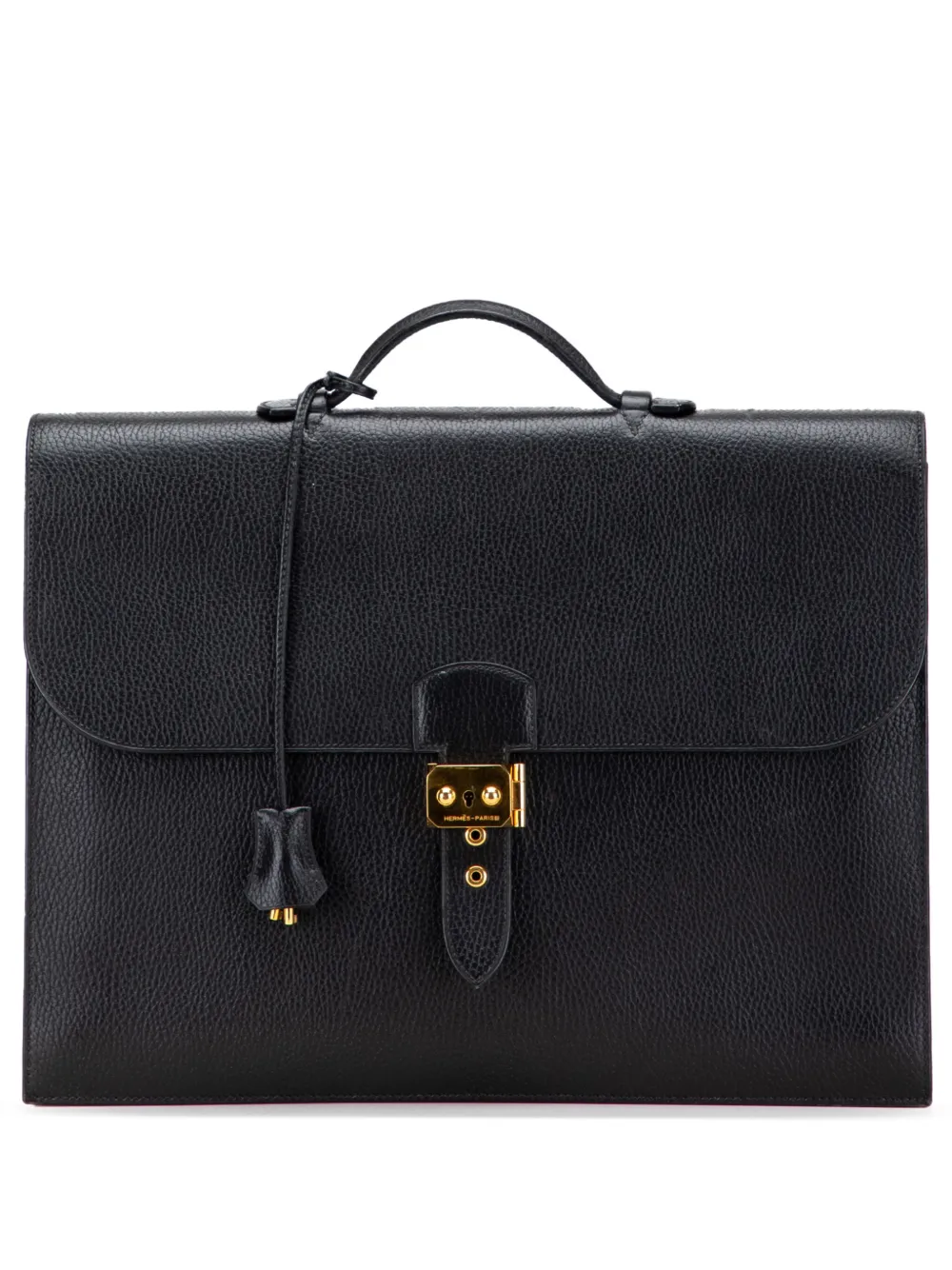 Hermès Pre-Owned 1995 Ardennes Sac A Depeches 38 business bag - ブラック Hermès Pre-Owned 1995 Ardennes Sac A Depeches 38 business bag - ブラック
