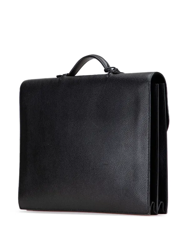 エルメス　サックアデペッシュ38 エルメス サックアデペッシュ38 トゴ/ブルー シルバー金具
