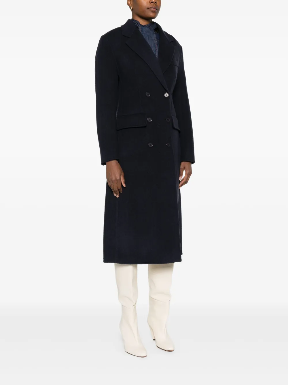 P.A.R.O.S.H. Jas met dubbele rij knopen Blauw