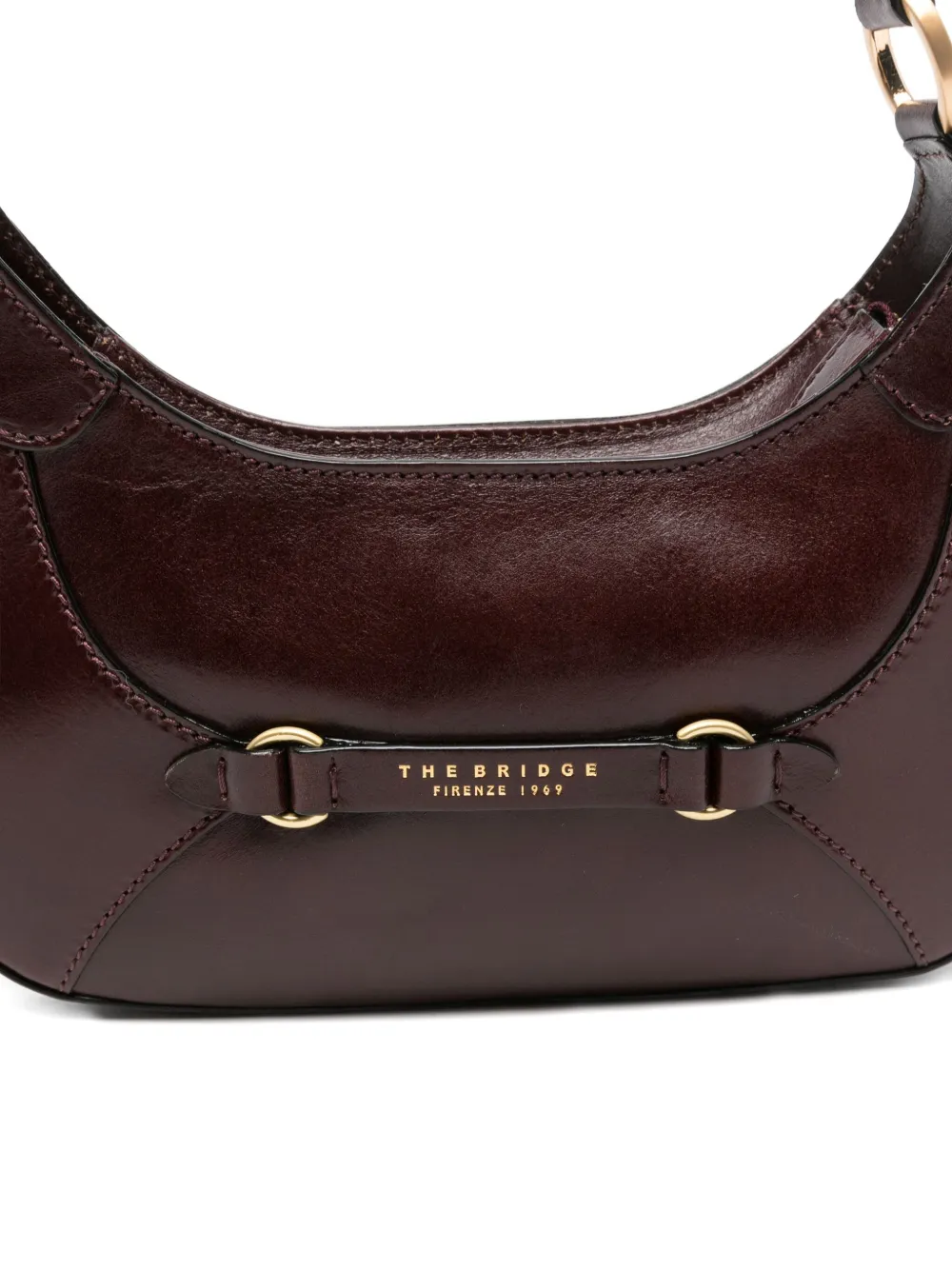 The Bridge Leather Shoulder Bag In Brown