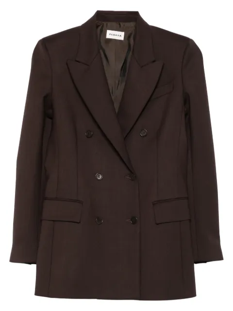 P.A.R.O.S.H. peaked double-breasted blazer