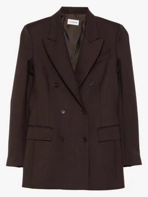 P.A.R.O.S.H. peaked double-breasted blazer