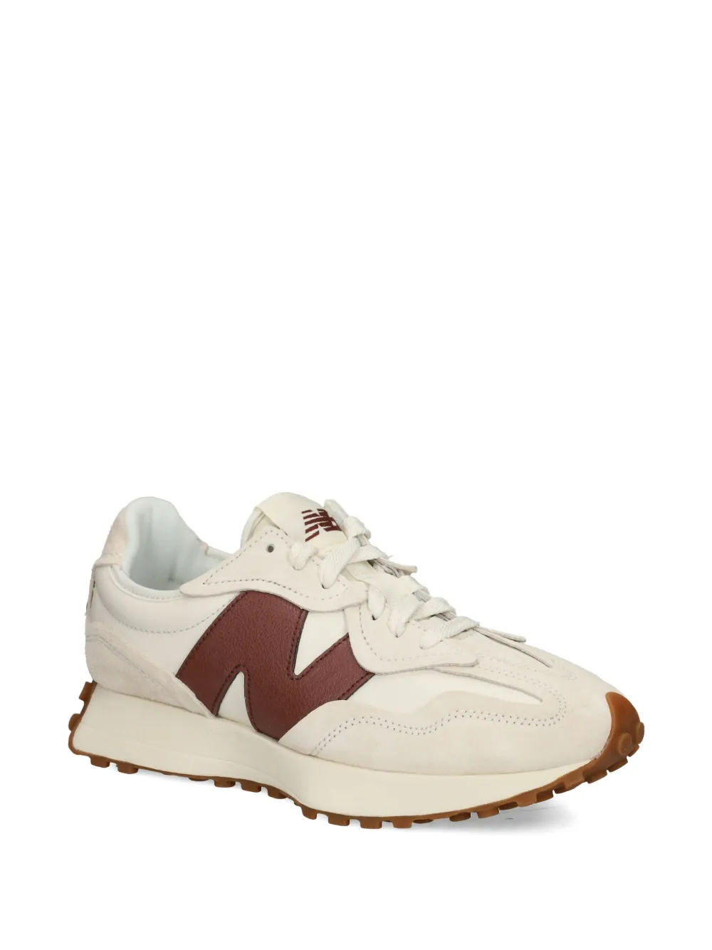 New Balance leather logo-detail sneakers WKM LINEN