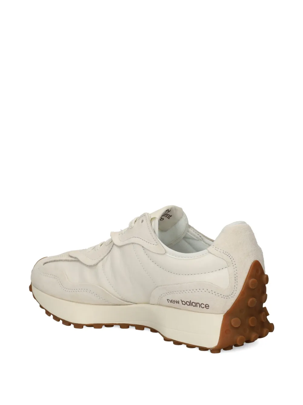 New Balance leather logo-detail sneakers WKM LINEN
