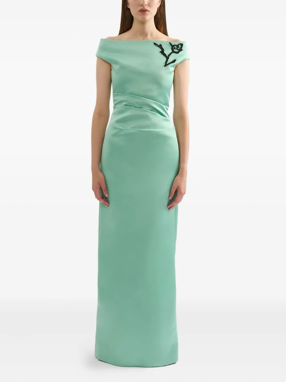 ERDEM embellished satin gown | Evening Dresses | Image 2