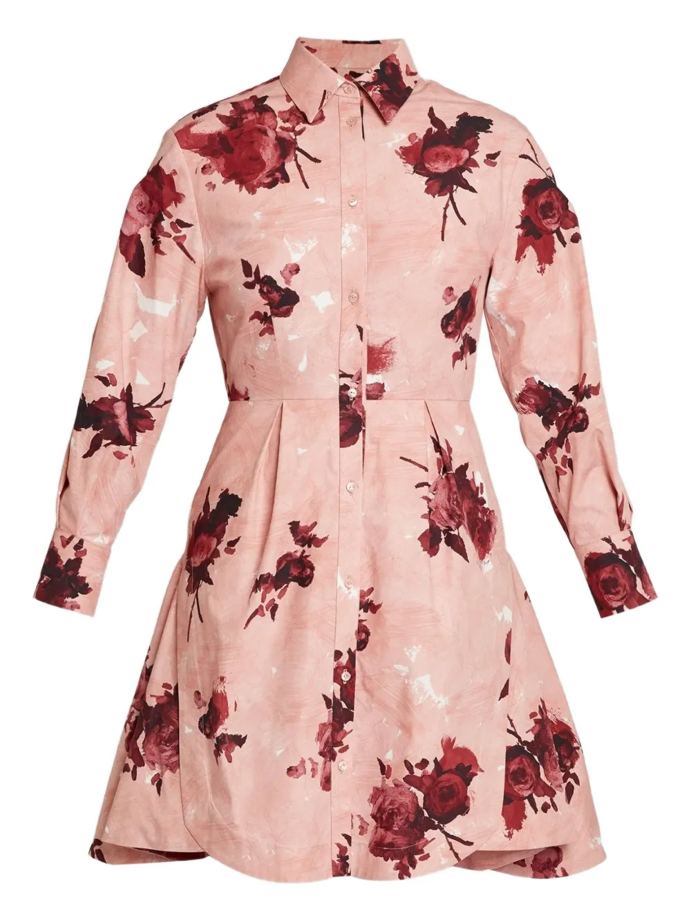 ERDEM floral-print shirt dress | Pink | Image 1