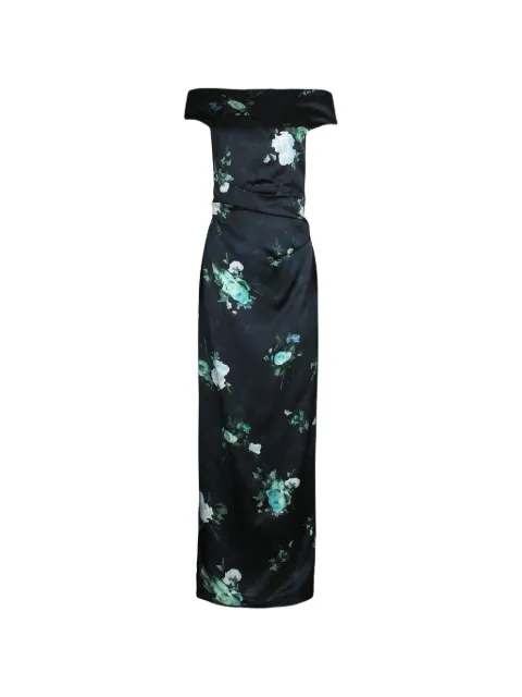 ERDEM floral-print off-shoulder maxi dress