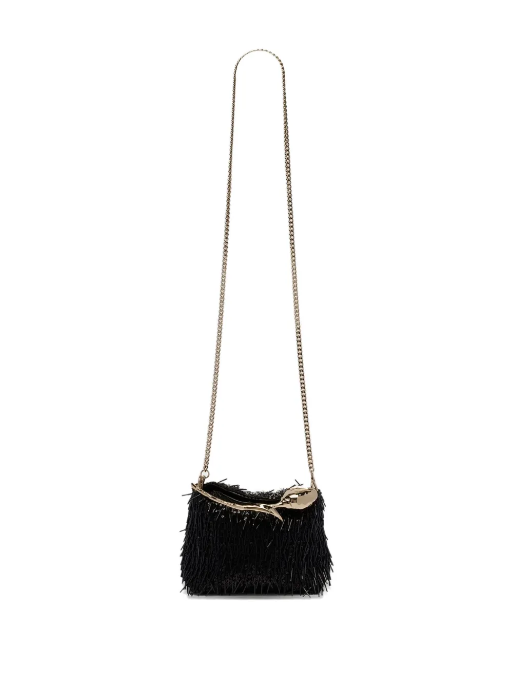 Erdem Mini Bloom Rose-shaped Handle Tote Bag In Black