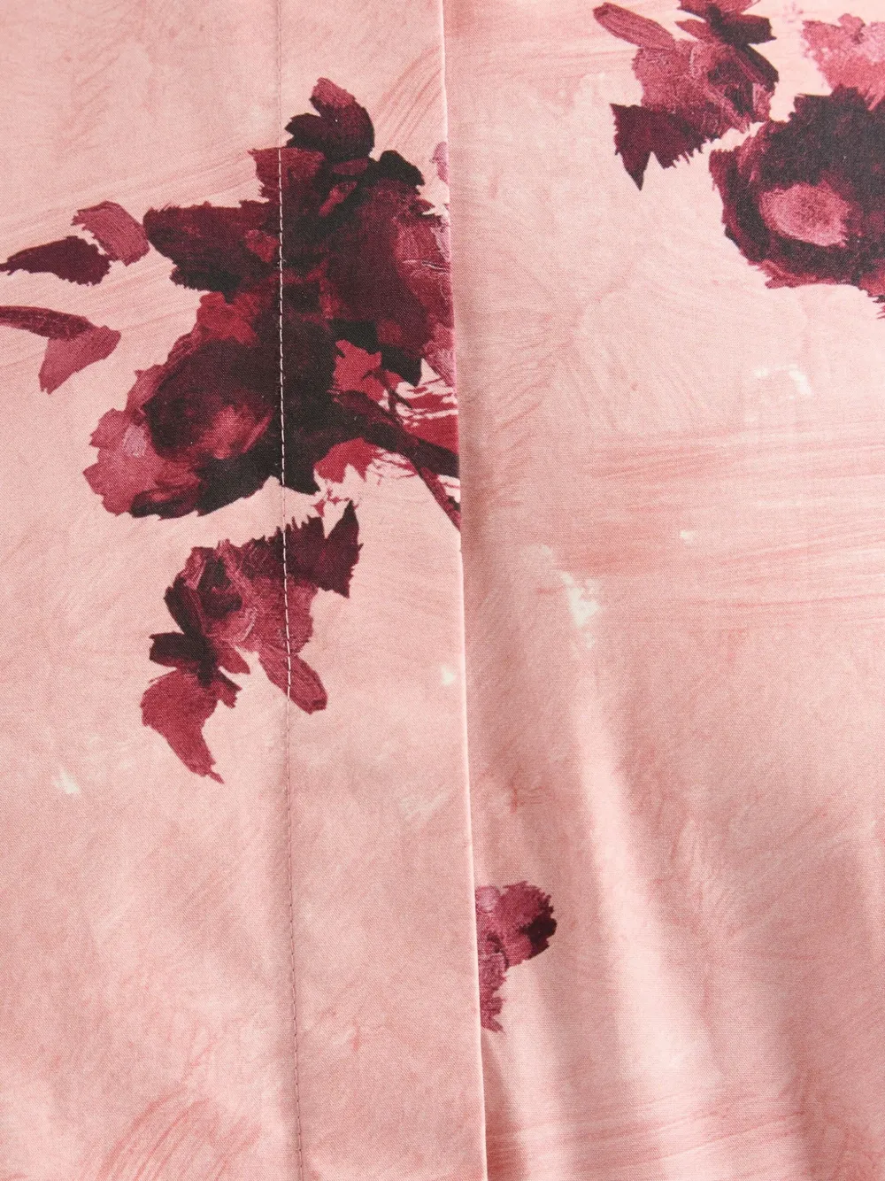 ERDEM Blouse met roosprint Roze