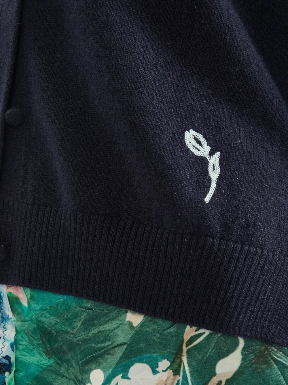 ERDEM Vest met ronde hals Blauw