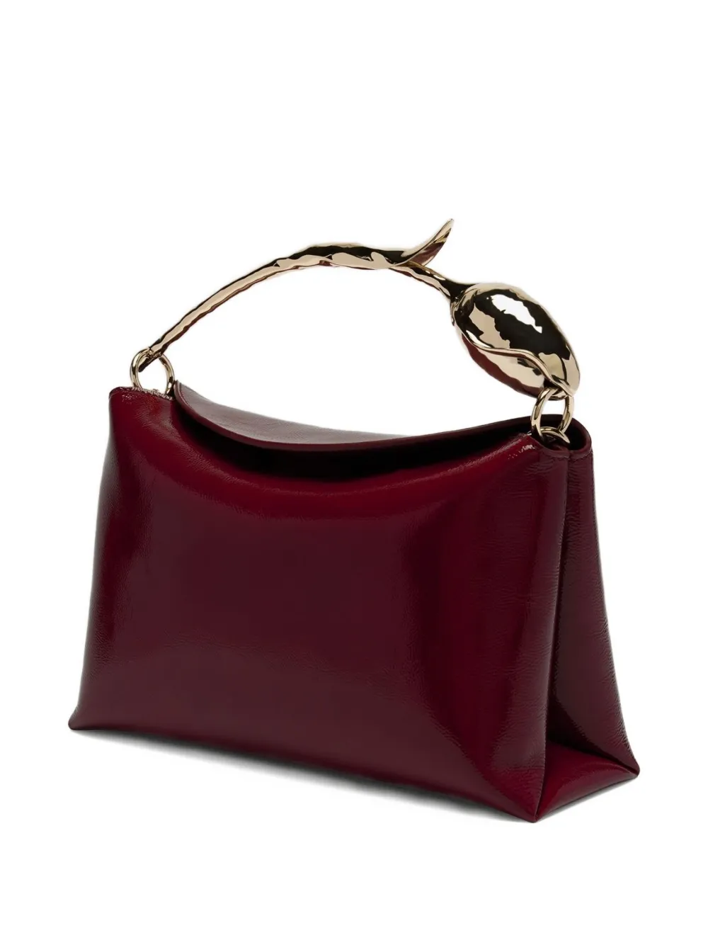ERDEM Bloom medium shopper met tulphandgreep Rood