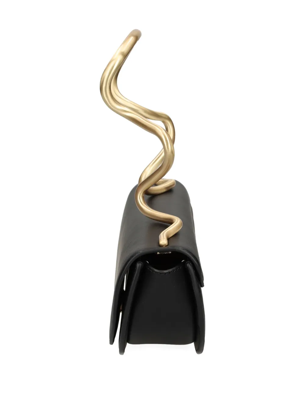 Cult Gaia Ilaria Sculptural-handle Tote Bag In Black