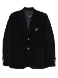 Seafarer gold-button patch-pocket blazer - Blue