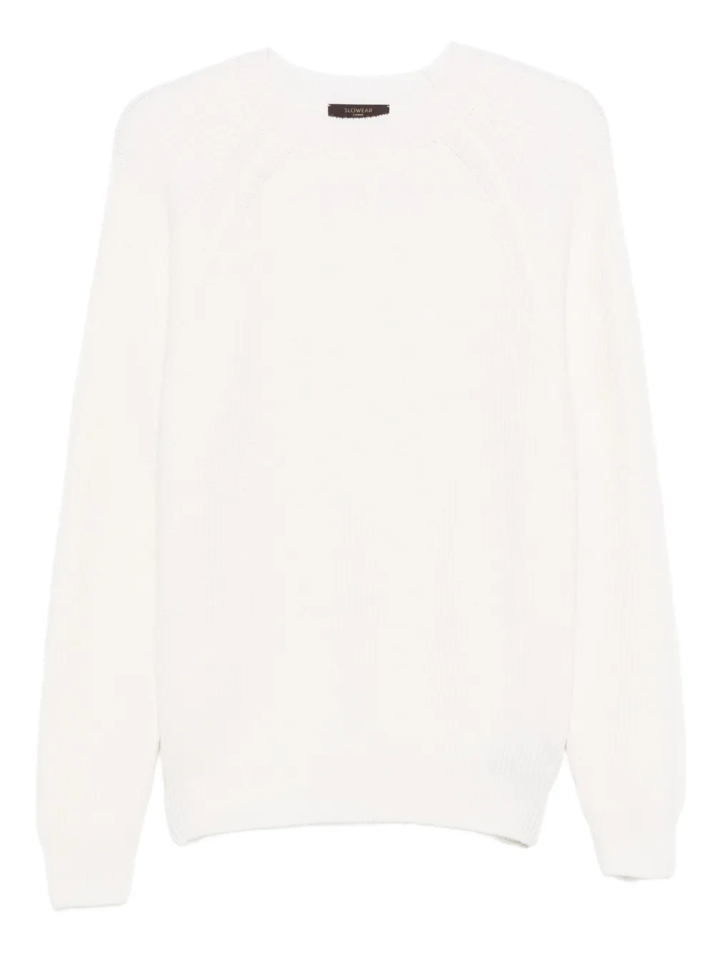 Zanone raglan-sleeve ribbed sweater | White | Image 1