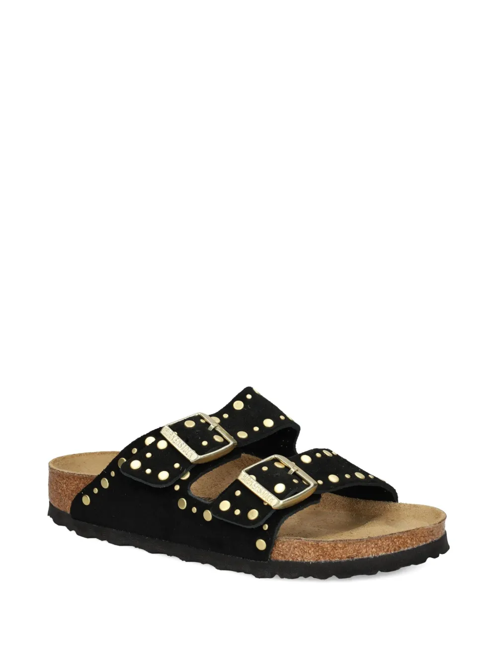Birkenstock Arizona Rivet studded double-buckle sandals Black