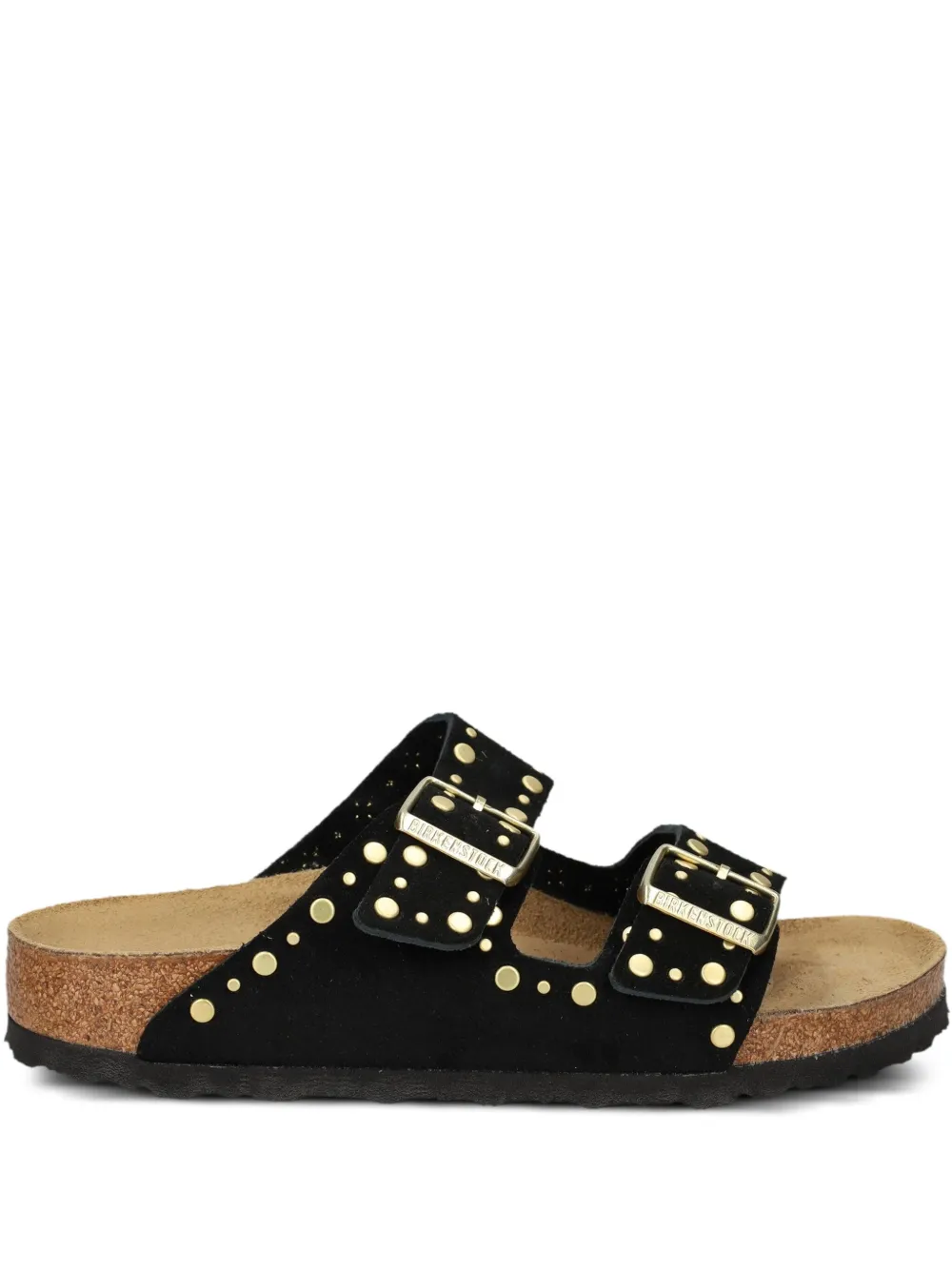 Birkenstock Arizona Rivet studded double-buckle sandals Black