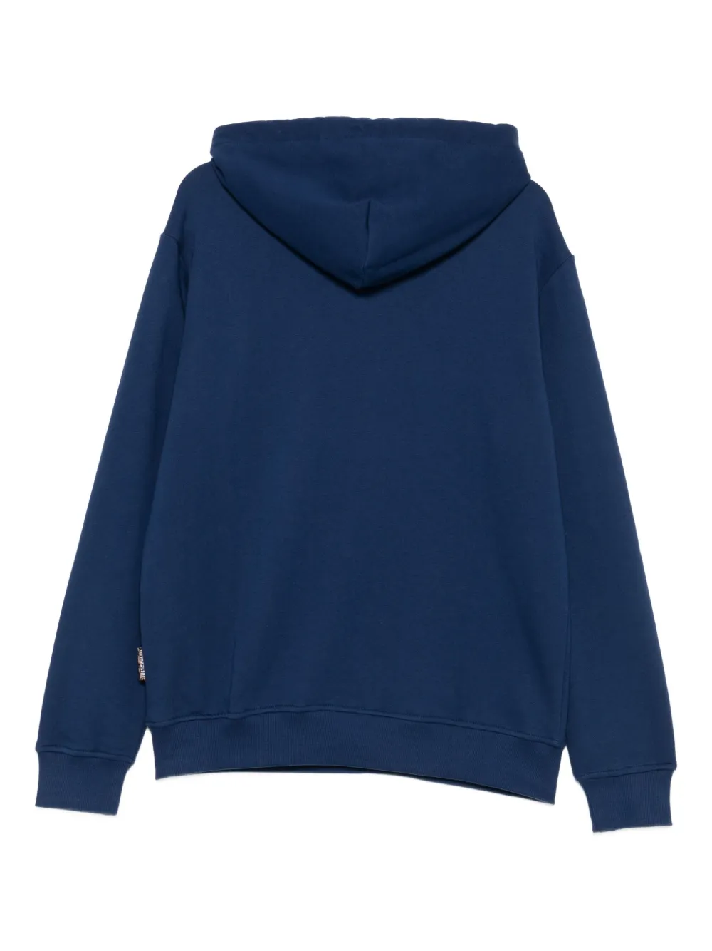 Just Cavalli Cotton Hoodie In Blue