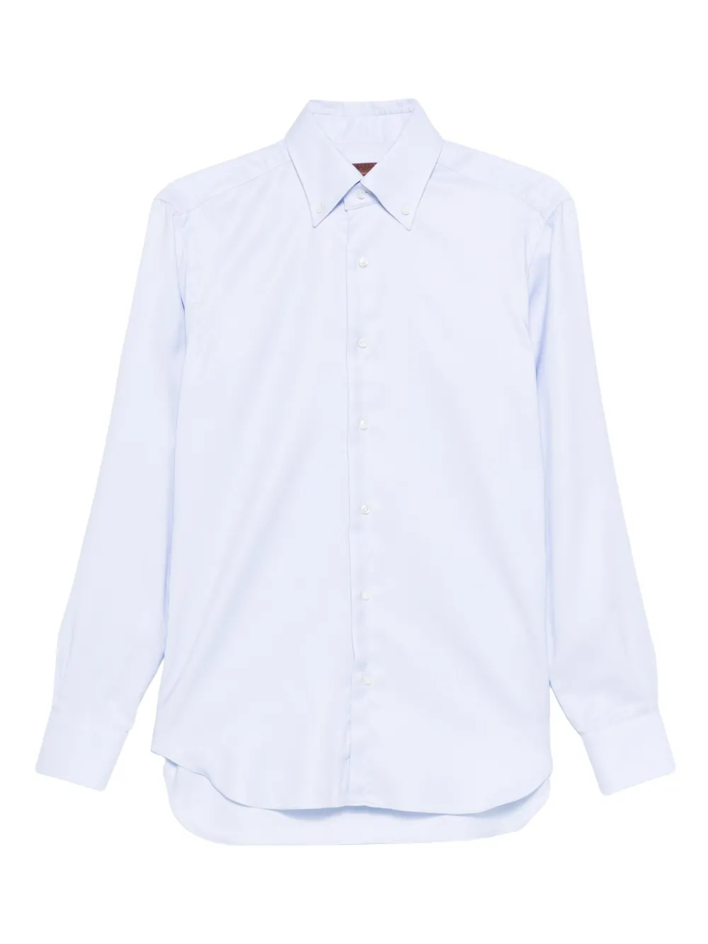 Barba Napoli Button-down Cotton Shirt In Blue