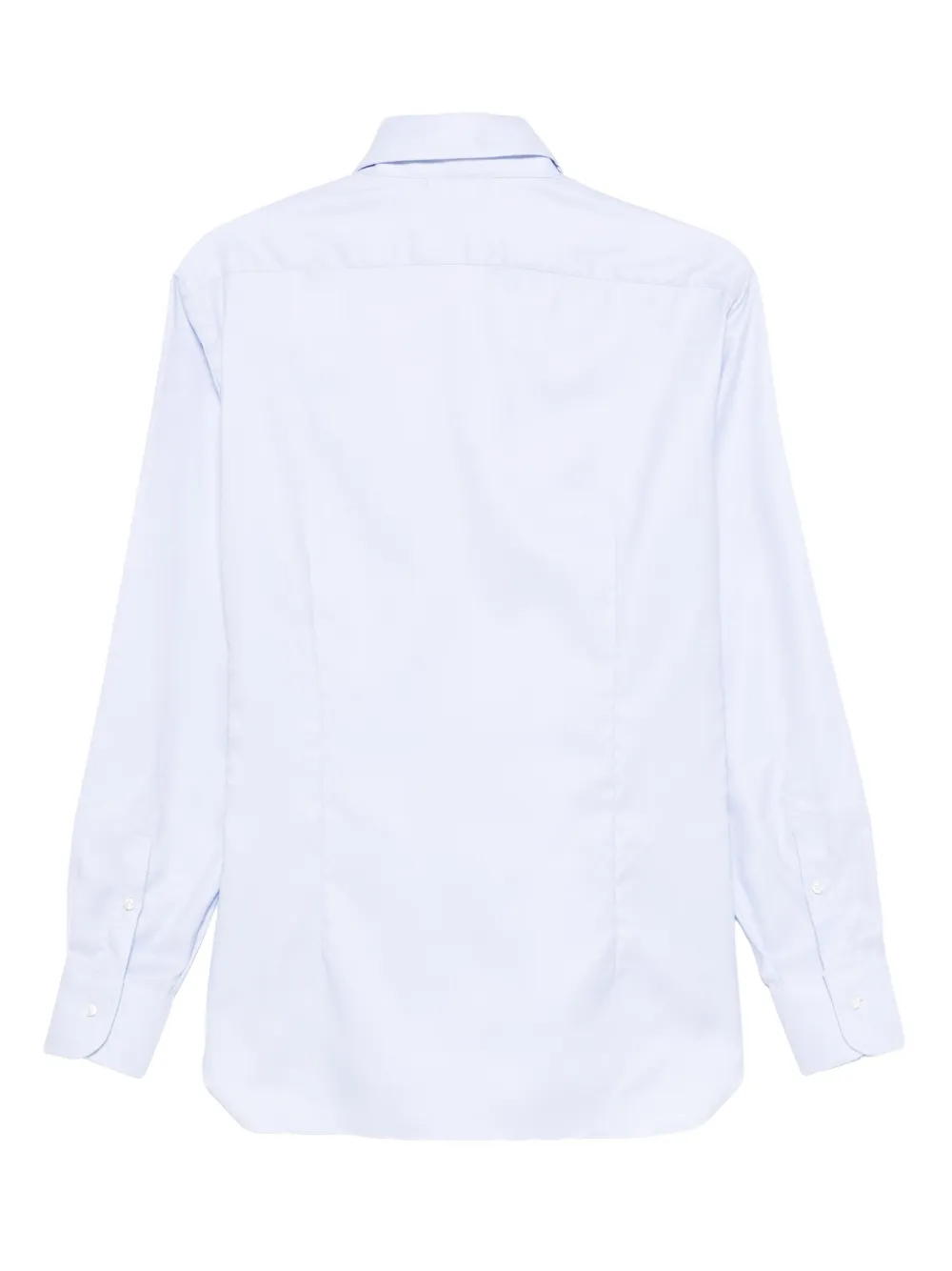 Barba button-down cotton shirt - Blauw