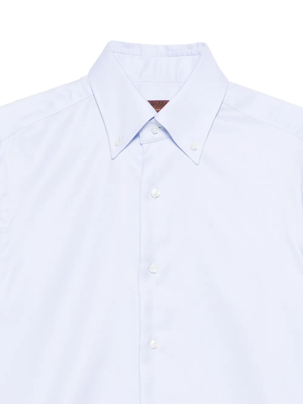 Barba Napoli Button-down Cotton Shirt In Blue