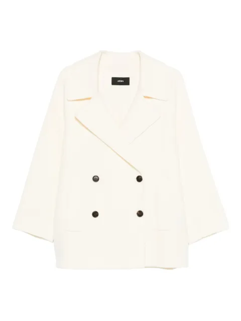 Arma double-breasted buttoned jacket