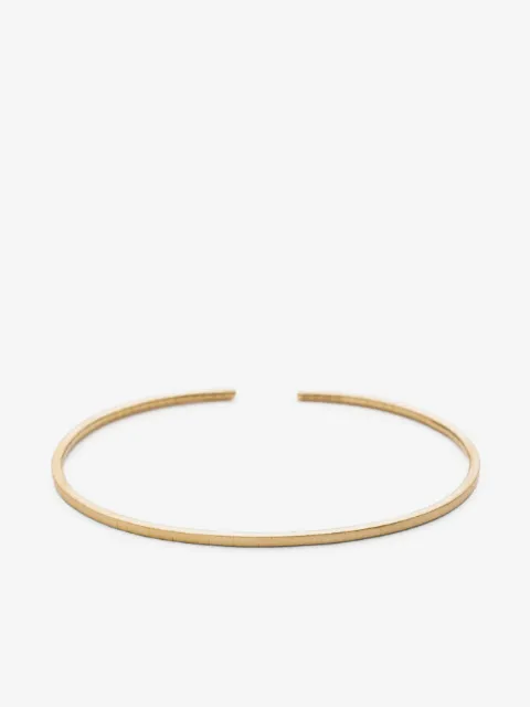 We by WHITEbIRD 18K yellow gold small Paula bracelet