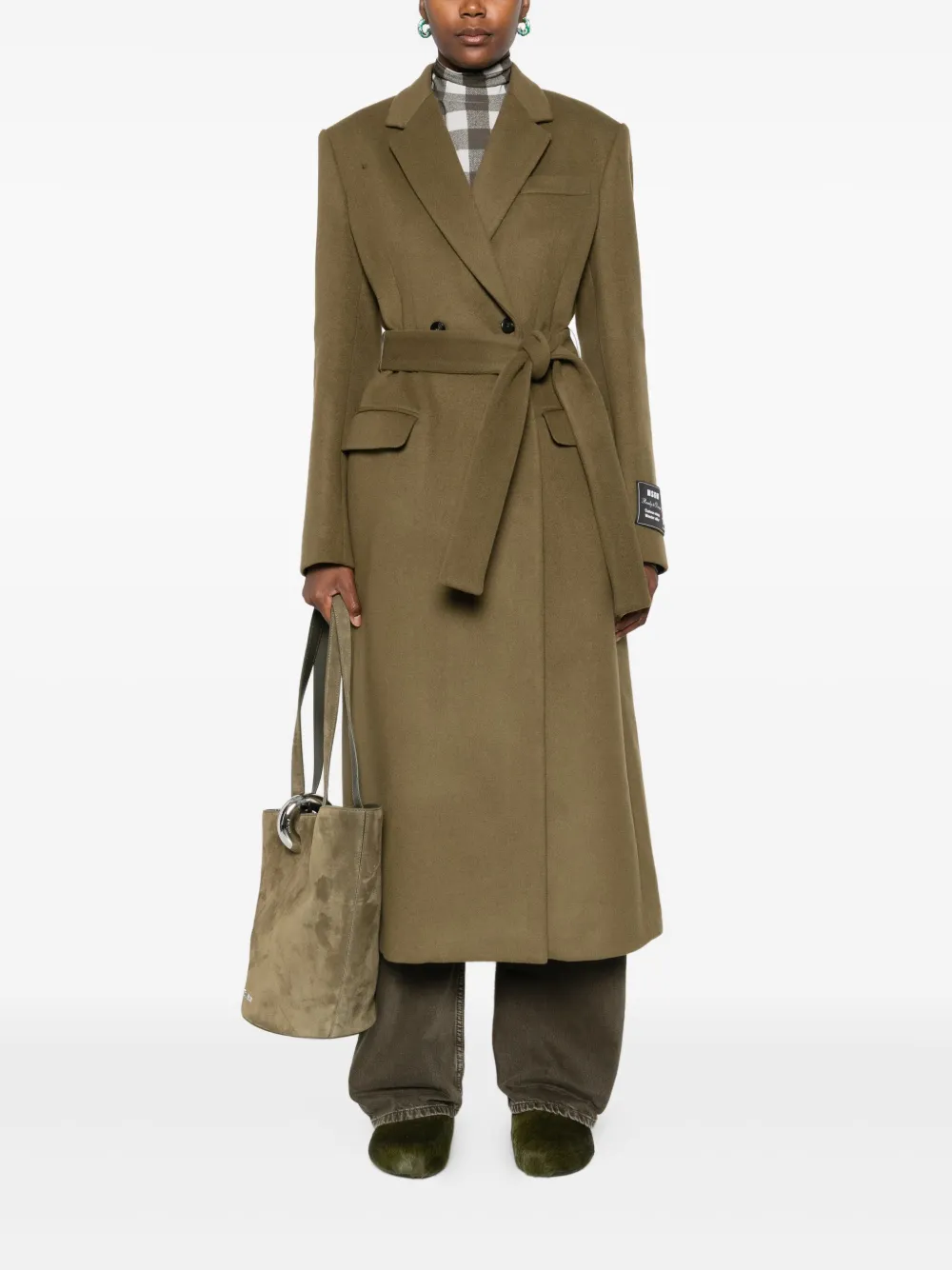 MSGM belted double-breasted coat | Double Breasted & Peacoats | Image 2