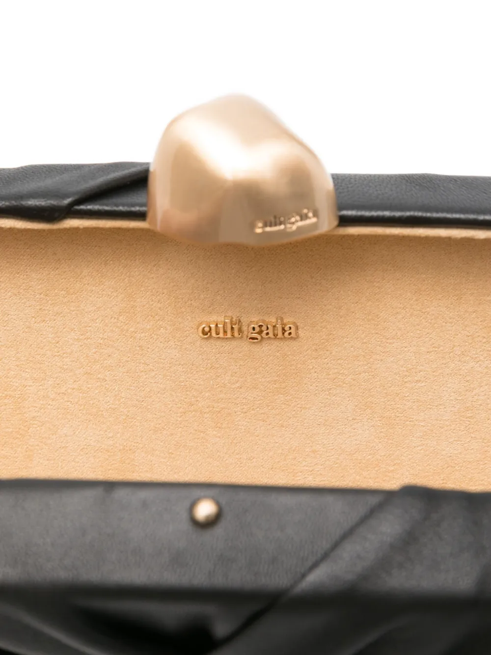 Cult Gaia Lisse kleine clutch Zwart