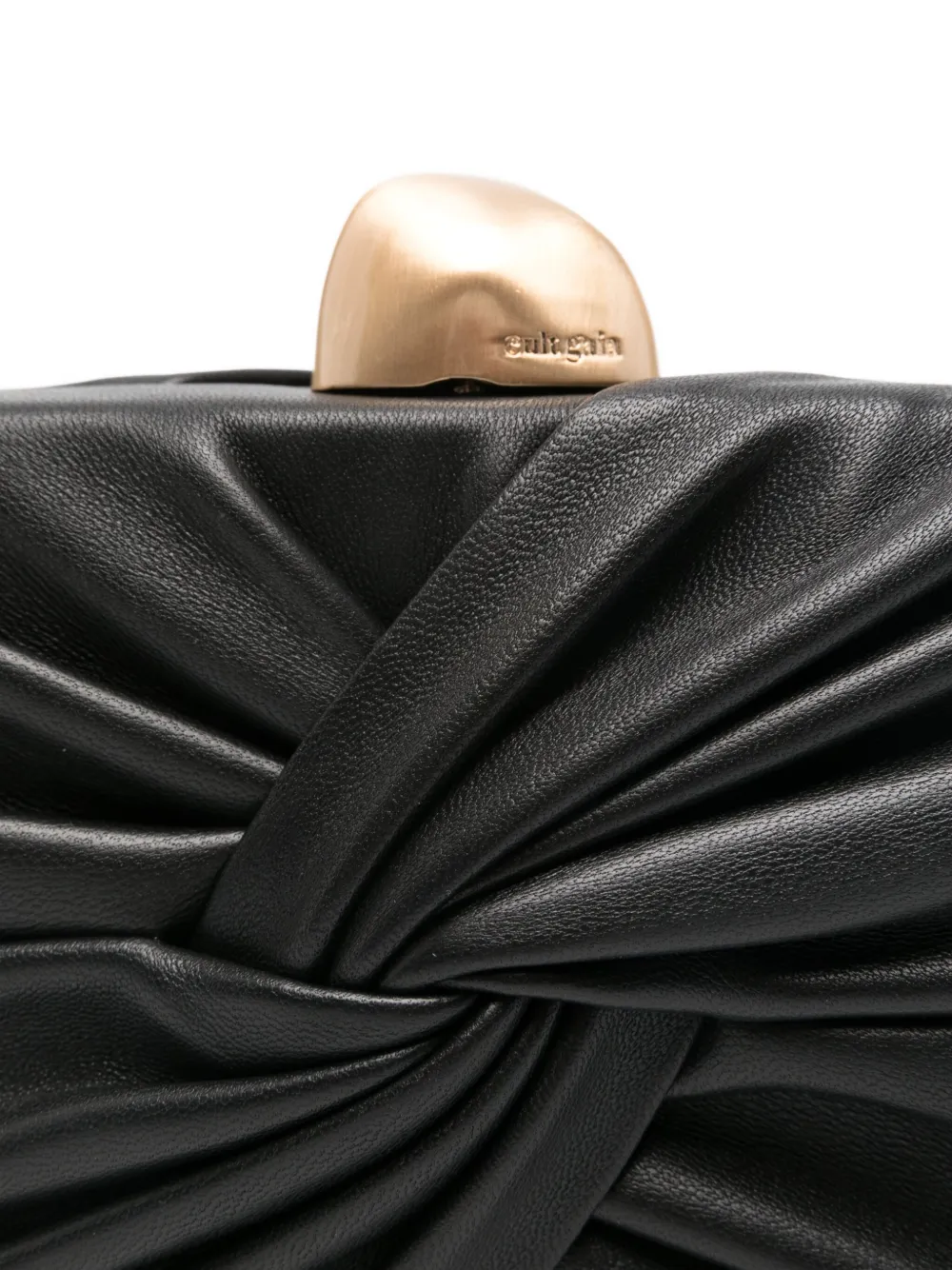 Cult Gaia Lisse kleine clutch Zwart