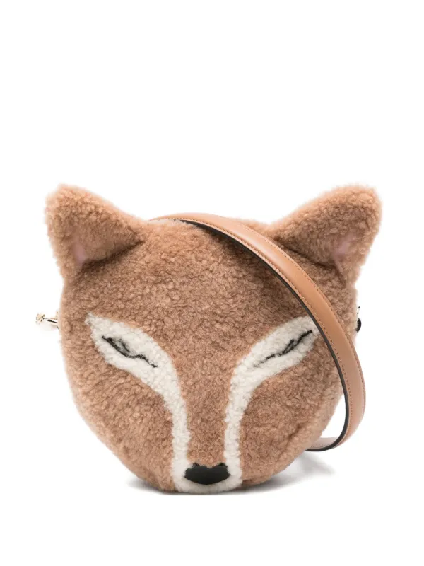 Jimmy Choo Soft Fox Cross Body Bag in Brown
