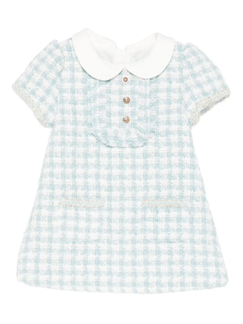 Abel & Lula check-print dress | Blue | Image 1