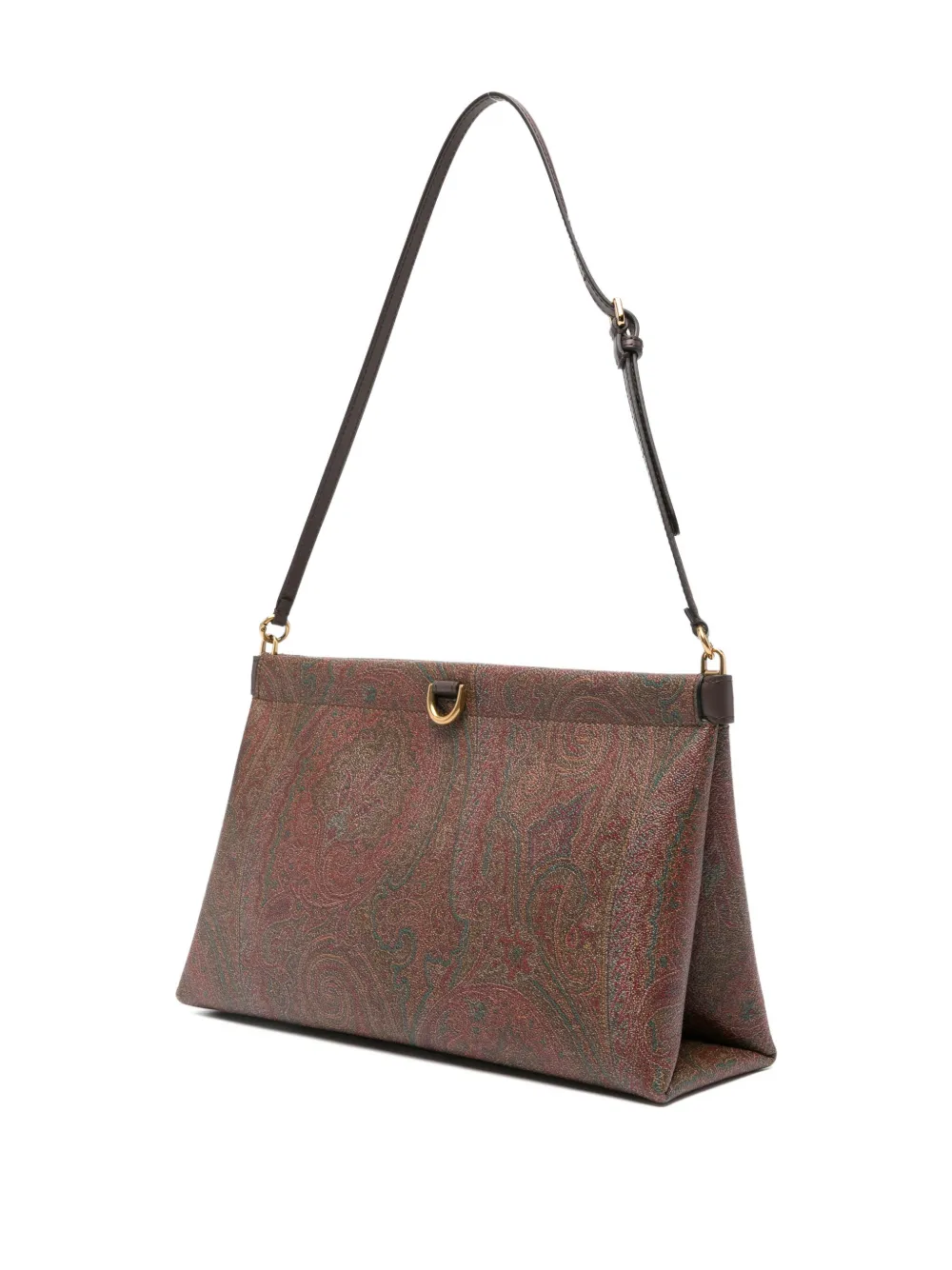 Etro Mini Arnica Paisley-patterned Shoulder Bag In Brown